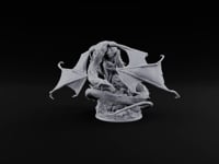 Cold Wings Over Cold Coin Dracolich Adult Undead Dragon turntable