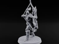 Still Holding Full Draw Skeleton Archer turntable