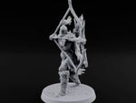 Still Holding Full Draw Skeleton Archer turntable