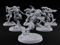 Touchdown Pending, Pistols Up Human Jump Pack Soldiers turntable