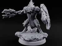Spines Up on Broken Ground Lizardfolk Shield Gunner B turntable