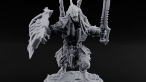 Spikes Out, Shields Up Lizardfolk Warrior C turntable