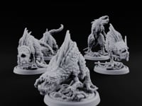 Born Rude, Bred Hungry Allosaurus Predators turntable