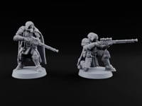 Breathes Easy, Shoots Straighter Human Respirator Riflemen turntable