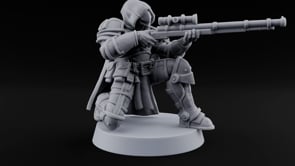Breathes Easy, Shoots Straighter Human Respirator Rifleman B turntable