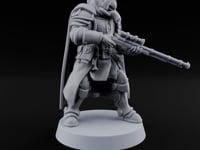 Breathes Easy, Shoots Straighter Human Respirator Rifleman A turntable