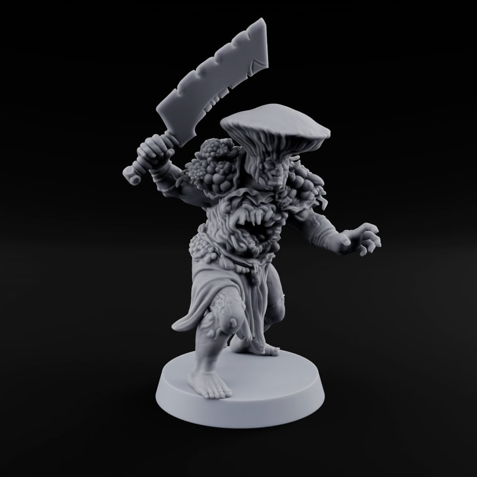 Chest Maw Chewing Over Its Options Myconid Cleaver Warrior B turntable