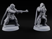 Barrel and Benediction Human Hooded Gunners turntable