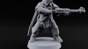 Barrel and Benediction Human Hooded Gunner A turntable