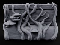Rot Moved In, Rank and File Fungal Battlefield Terrain Prop A turntable