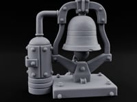 Everything Bolted Down Except Hope Industrial Battlefield Terrain Prop E turntable