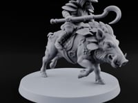Truffle Hunt Gone Hostile Kenku Boar Rider turntable