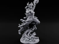 The Forest Floor Followed Her Up Dryad Fungal Druid turntable