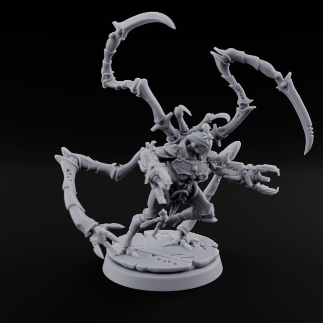 Scythe Season Opens Retriever Scythe-Legged Construct E turntable