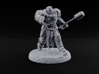 Chains Rattling, Spikes Leading Human Heavy Infantry Soldier C turntable