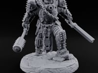Chains Rattling, Spikes Leading Human Heavy Infantry Soldier A turntable