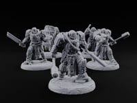 Chains Rattling, Spikes Leading Human Heavy Infantry Soldiers turntable