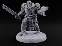 Chains Rattling, Spikes Leading Human Heavy Infantry Soldier B turntable