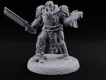 Chains Rattling, Spikes Leading Human Heavy Infantry Soldier B turntable