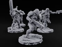 Light on Armour, Heavy on Spikes Human Light Infantry Soldiers turntable