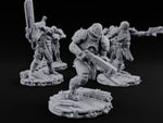 Light on Armour, Heavy on Spikes Human Light Infantry Soldiers turntable