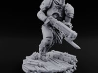 Light on Armour, Heavy on Spikes Human Light Infantry Soldier A turntable