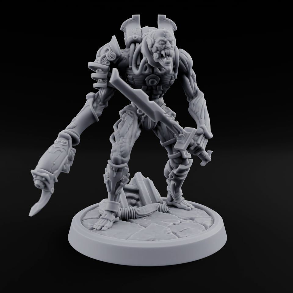 Still Hungry After Upgrades Ghoul Cyborg Warrior D turntable
