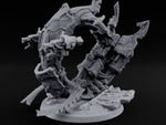 Arching Over Its Next Meal Neothelid Cybernetic Worm A turntable