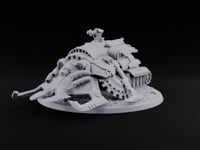 Left a Red Rut Behind Warforged Tracked Assault Automaton turntable