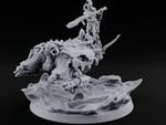 Dust Settles Behind the Pack Human Beast-Bike Rider E turntable