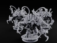 Cable Loops Overhead, Claws Below Retriever Construct Walkers turntable