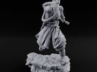Orders Muffled, Obeyed Anyway Human Gas-Masked Light Infantry Soldier E turntable