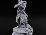Orders Muffled, Obeyed Anyway Human Gas-Masked Light Infantry Soldier C turntable