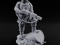 Breathing Through Brass Hoses Human Gas-Masked Shocktrooper B turntable