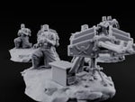 Breath Rationed, Ammunition Not Human Gas-Masked Heavy Weapon Crews turntable