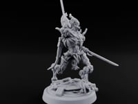 Crescent Crown, Wires Exposed Mummy Cybernetic Blade Warrior A turntable