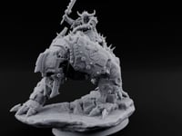 Small Rider, Large Mistake Goblin Rider on Hell Hound B turntable