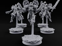 Prayers Descend Armed Human Jump Pack Warriors turntable