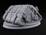 Pulpit on Treads Spiked Tracked Armoured Vehicle turntable