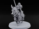 Hoofbeats Under a Dead Moon Wraith Rider on Spiked Warhorse turntable