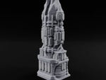 Spires Split Like Broken Teeth Gothic Ruined Temple Tower turntable