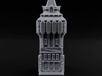 Top-Heavy and Proud of It Gothic Timber and Stone Watchtower turntable