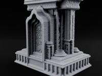 Silence Between the Pillars Gothic Pillared Tomb Shrine turntable