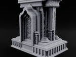 Silence Between the Pillars Gothic Pillared Tomb Shrine turntable