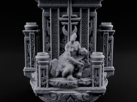 Doors Sealed, Pillars Still Praying Ornate Temple Gate Ruin A turntable