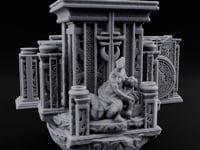Doors Sealed, Pillars Still Praying Ornate Temple Gate Ruins turntable