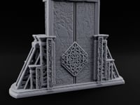 Doors Sealed, Pillars Still Praying Ornate Temple Gate Ruin D turntable