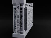 Filigree Fortifications Gothic Ornate Wall or Gate G turntable