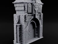 Filigree Fortifications Gothic Ornate Wall or Gate B turntable