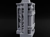 Filigree Fortifications Gothic Ornate Wall or Gate J turntable